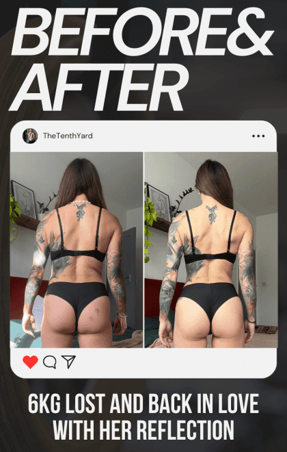 Weight loss transformation